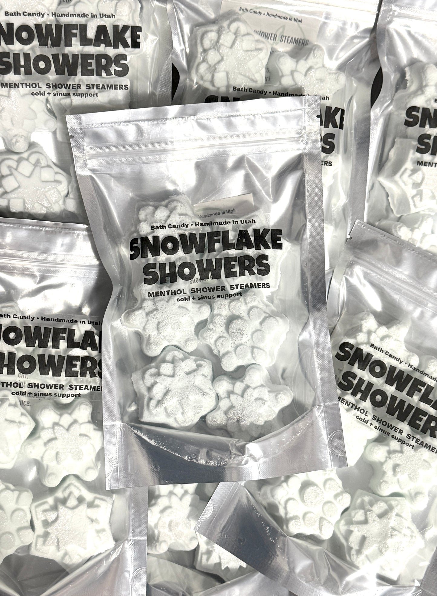 Snowflake Showers • Shower Steamers